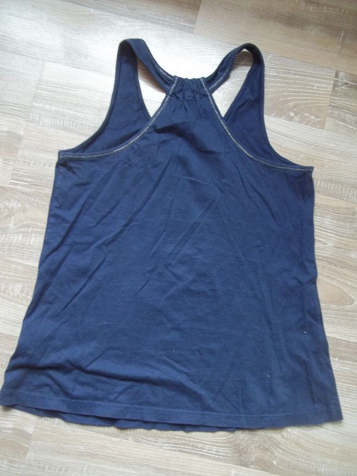 Débardeur bleu marine sequins hippocampes Okaïdi (2) 12 ans/152 cm - photo numéro 5