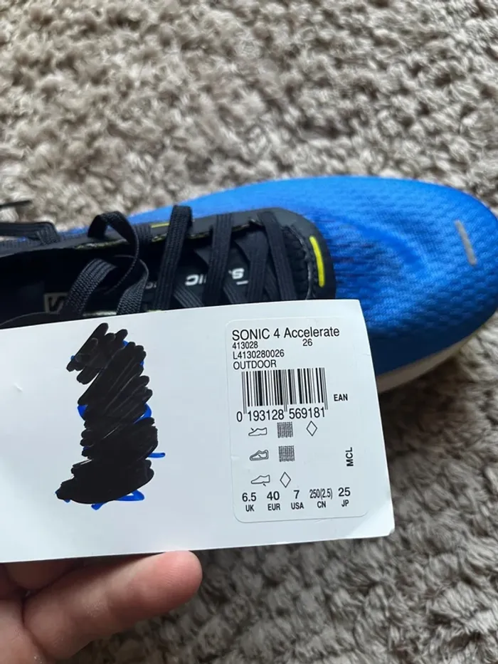 Chaussures de running Salomon / 40 / Bleu / Neuves sans étiquette - photo numéro 3