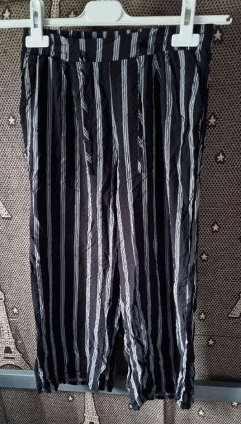 Pantalon léger à rayures 12ans