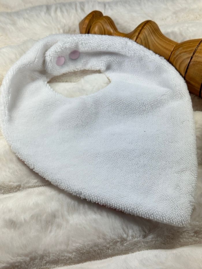 Bavoir naissance renard fille - photo numéro 3