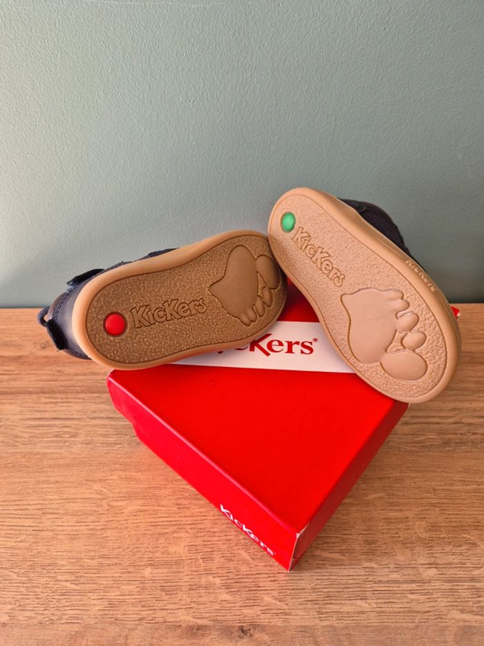 Bottines chaussures premiers pas kickers pointure 19, comme neuves - photo numéro 7