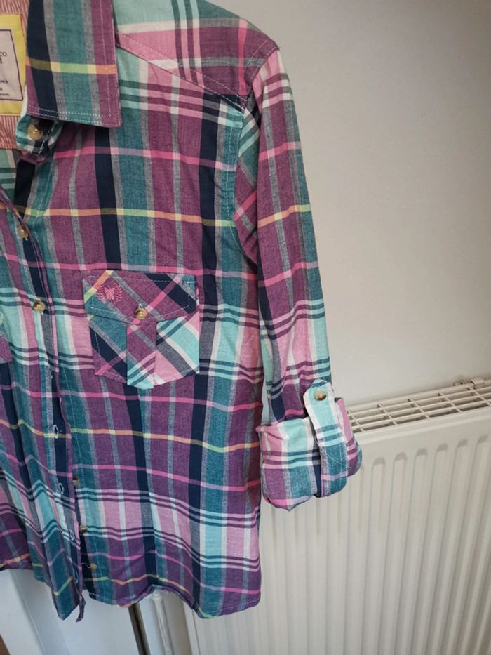 Chemise Denim& Co T10 - photo numéro 3