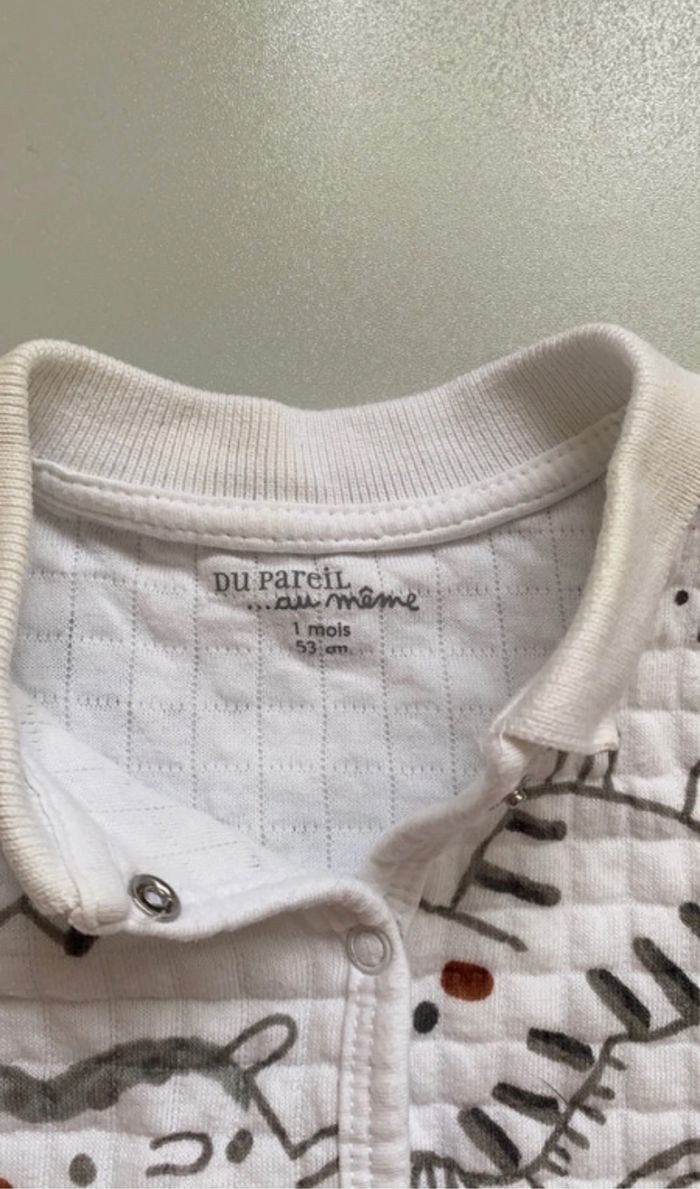 Lot de 7 pyjamas chauds 1 mois - photo numéro 5