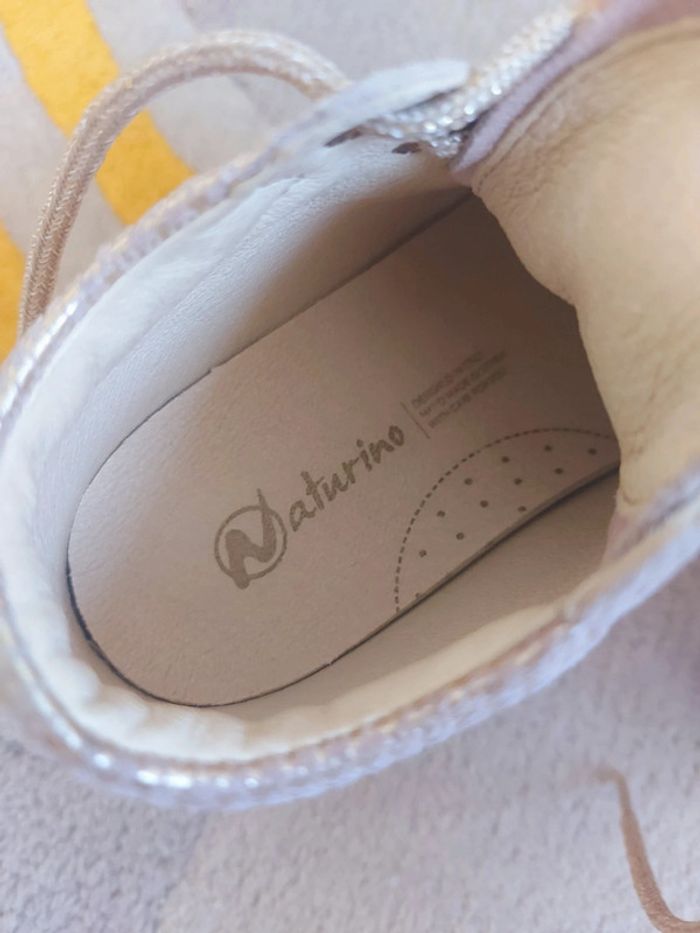 Chaussures cuir Naturino dorées 24 - photo numéro 6