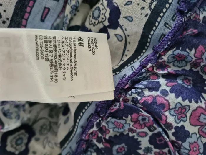 Robe fine imprimée H & M Taille 36 Neuve - photo numéro 6