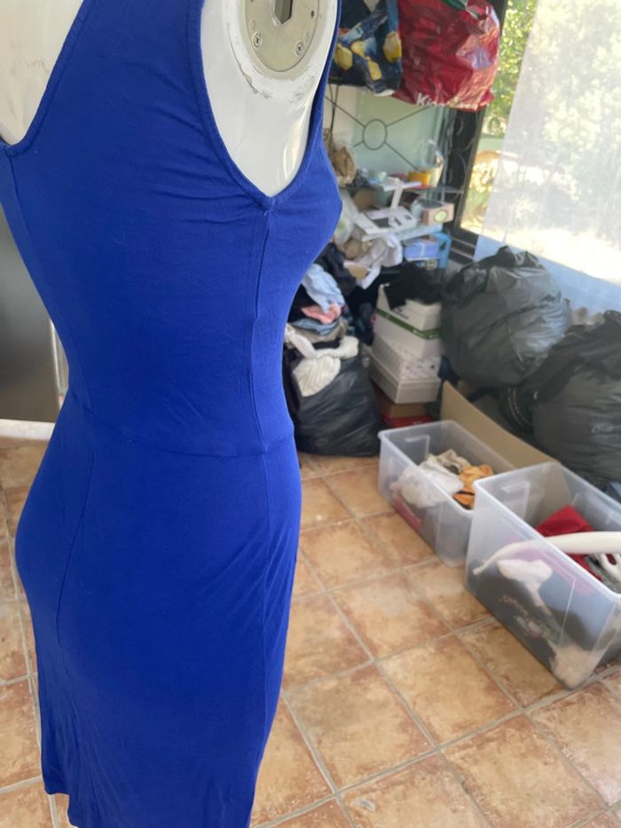 Robe bleue de la marque mango - photo numéro 7