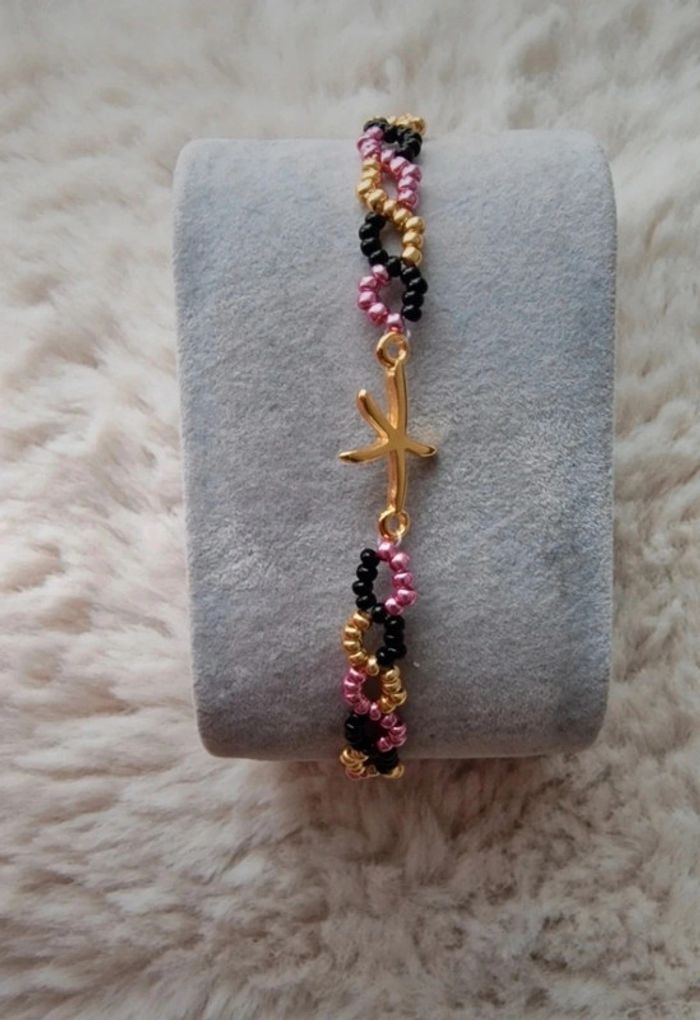 Bracelet thème vacances/été étoile de mer - photo numéro 2