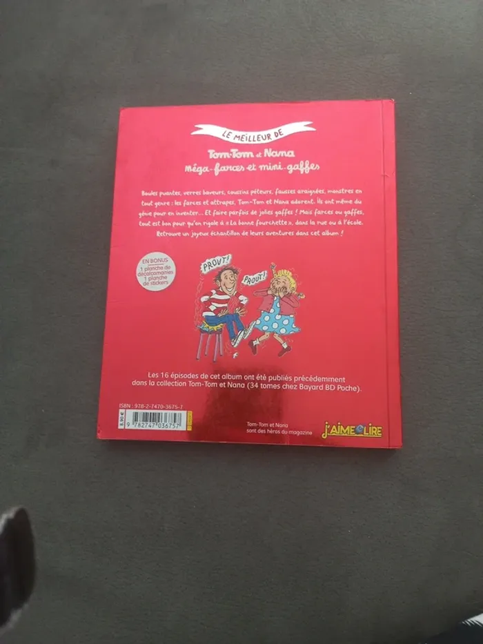 Bd le meilleur de tom-tom et nana tome 1 mega farces et mini gaffes - photo numéro 3