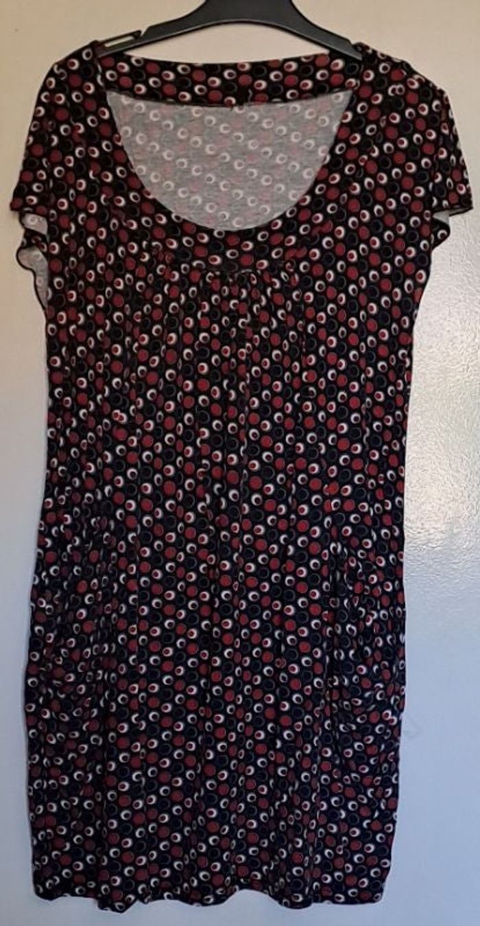 Tunique col rond avec poches