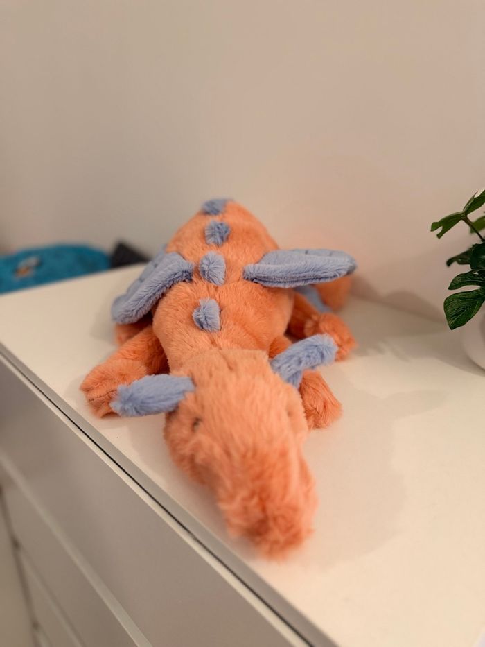 Jellycat Large Persimmon Dragon 🐉 - photo numéro 4