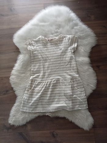 Émile et Ida robe chic beige doré 4 ans