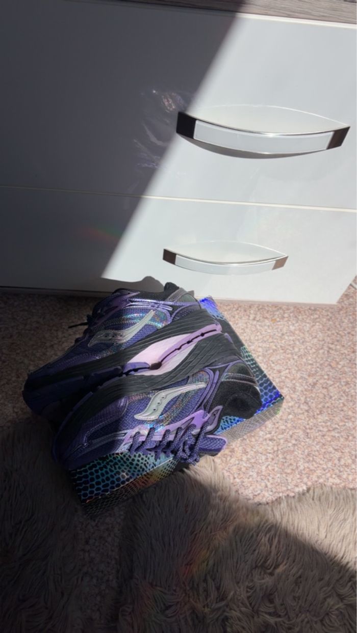 saucony omni 9 violette - photo numéro 4