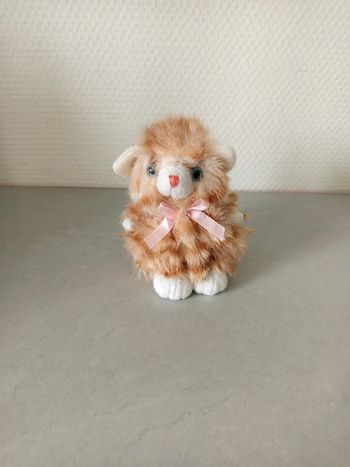 Peluche petit chat vintage