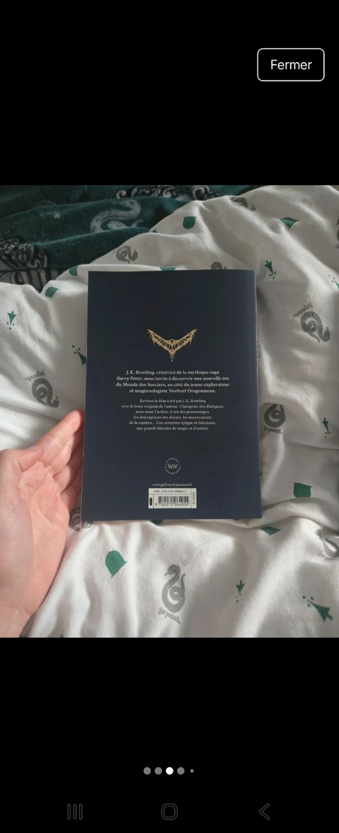 Livre les animaux fantastiques le texte du film de JK Rowling - photo numéro 3