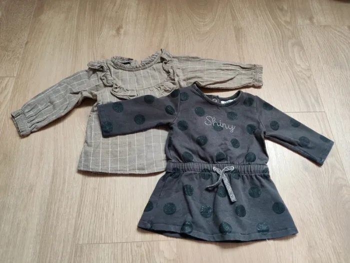 Lot de robes automne hiver 9 mois - photo numéro 3