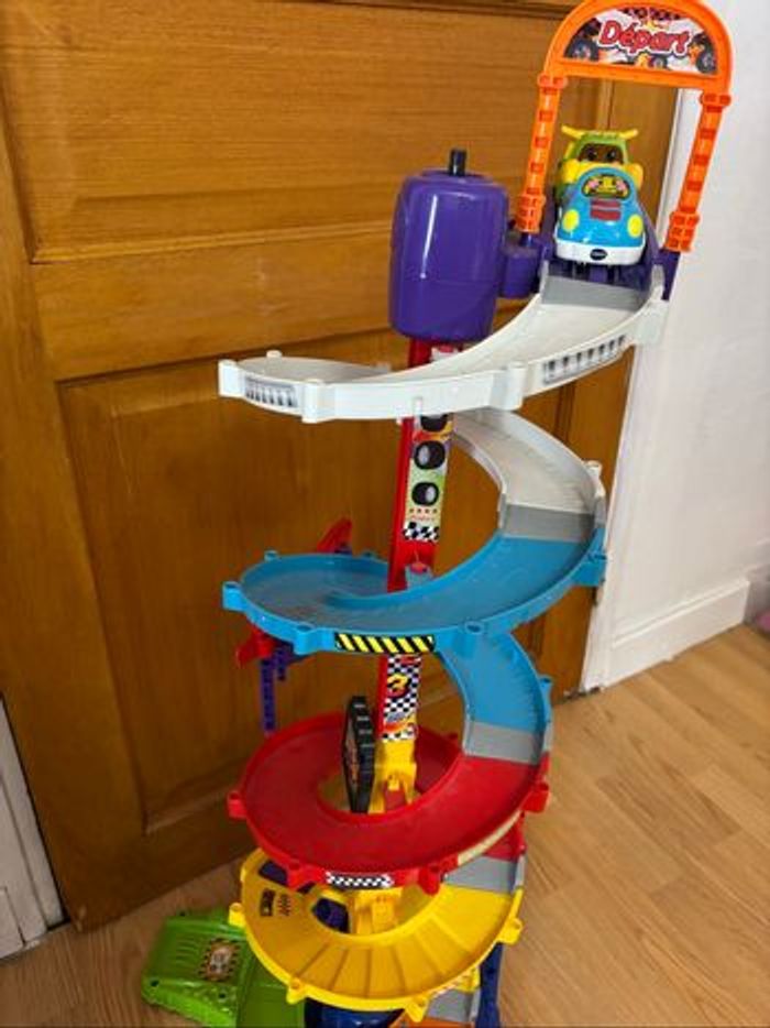 Circuit tut tut bolides avec 2 voitures vtech - photo numéro 2