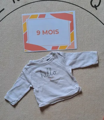 Pull blanc