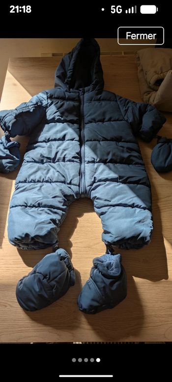 Combinaison bébé taille 3 mois 