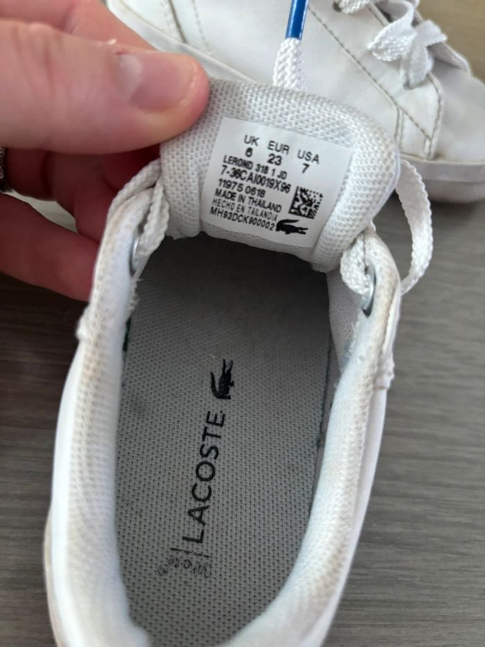 Basket Lacoste 23 - photo numéro 6