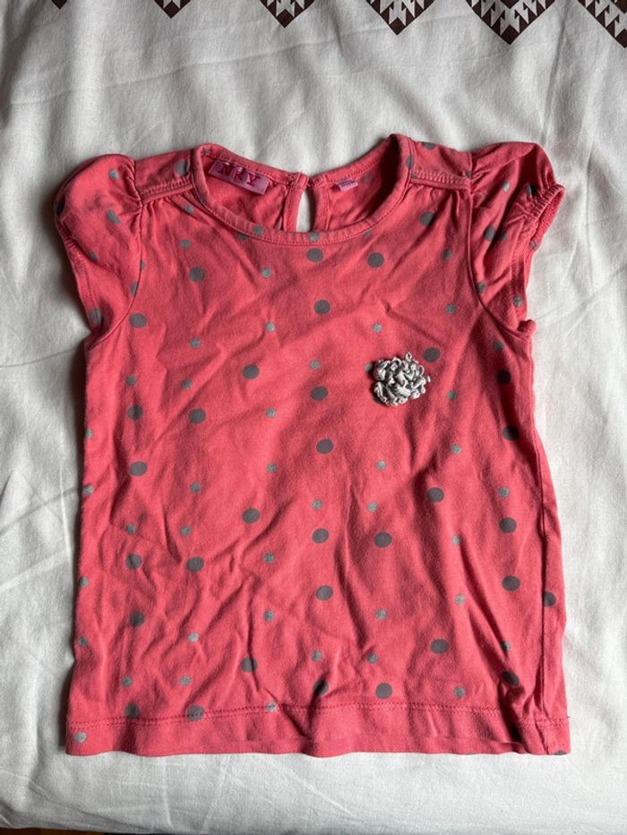 T-shirt fille été quatre ans