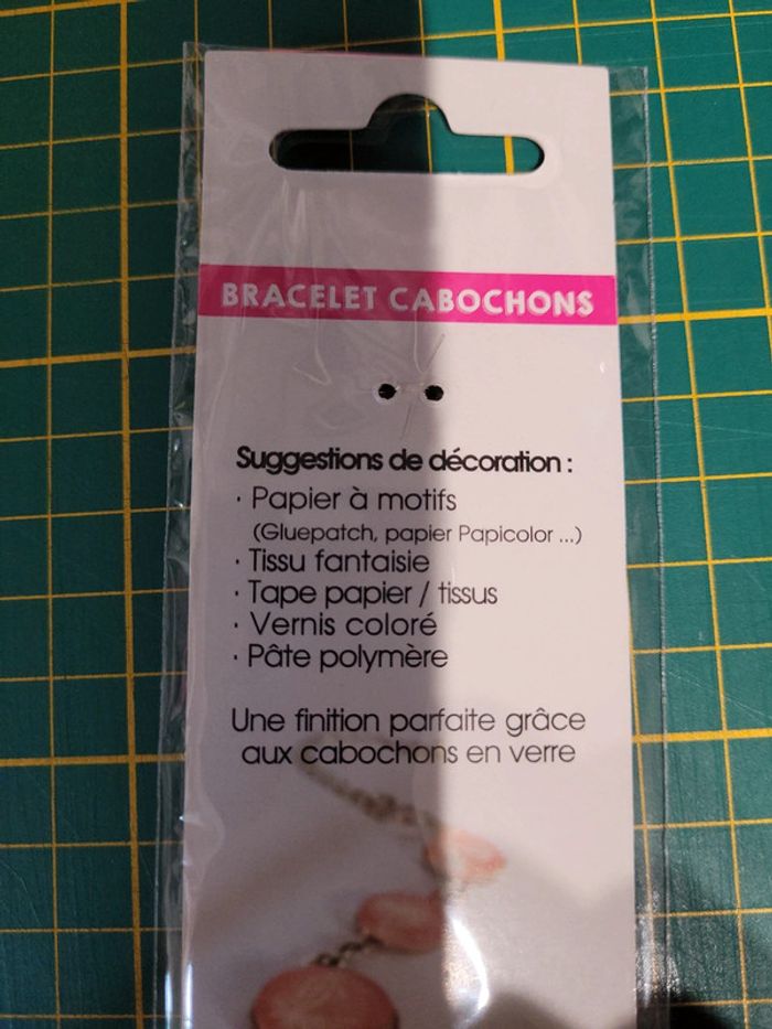 Bracelets cabochons,lot de 10 - photo numéro 4