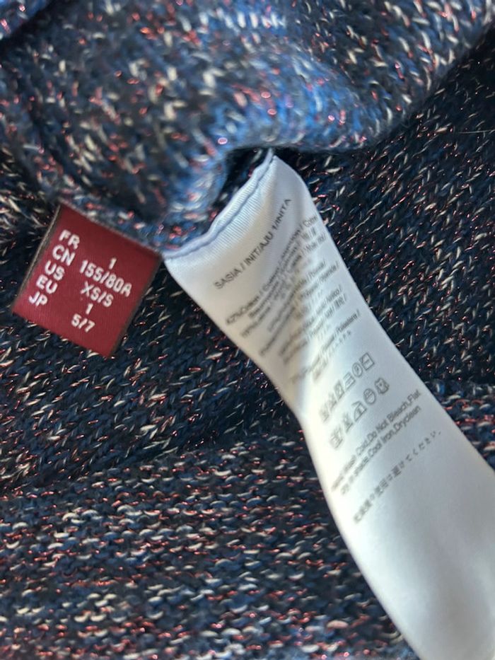 Pull Comptoir des cotonniers T. 1 bleu - photo numéro 5