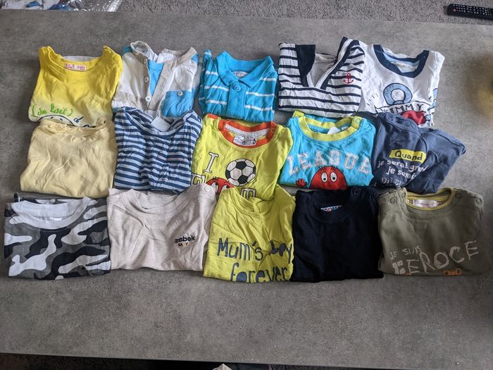 Lot de 15 tee shirts