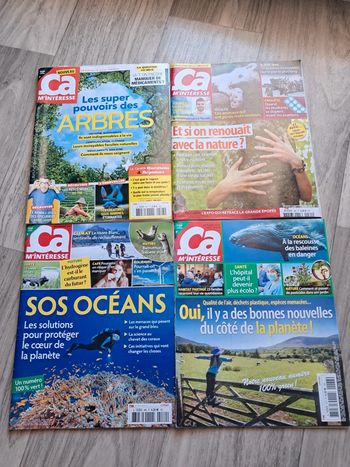 Lot de 4 magazines ça m’interesse