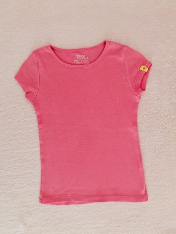 T-shirt manches courtes 3 ans Tex rose fuschia