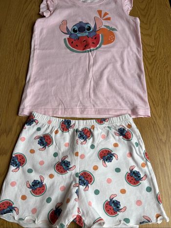 Pyjama short fille taille 110/116