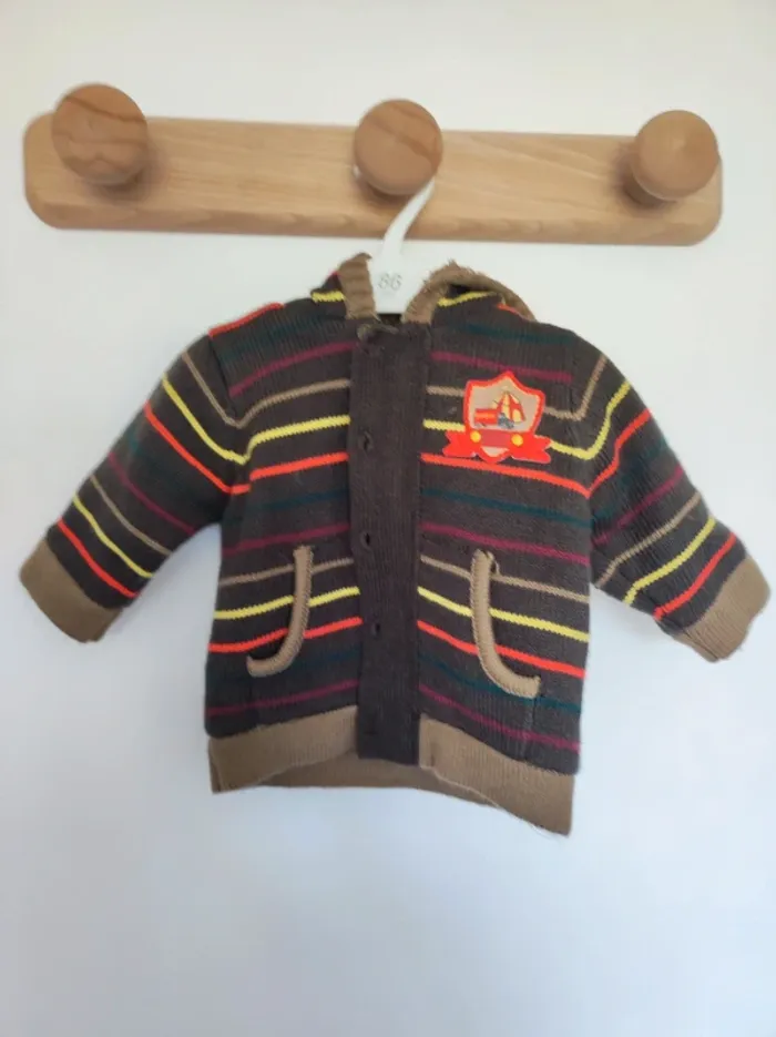 Veste avec zip 6 mois