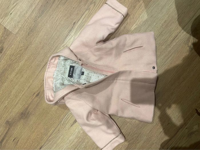Veste manteau kiabi rose 6 mois - photo numéro 2