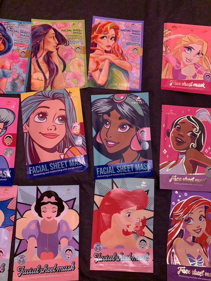 Lot de 16 masque pour le visage Disney, - photo numéro 3