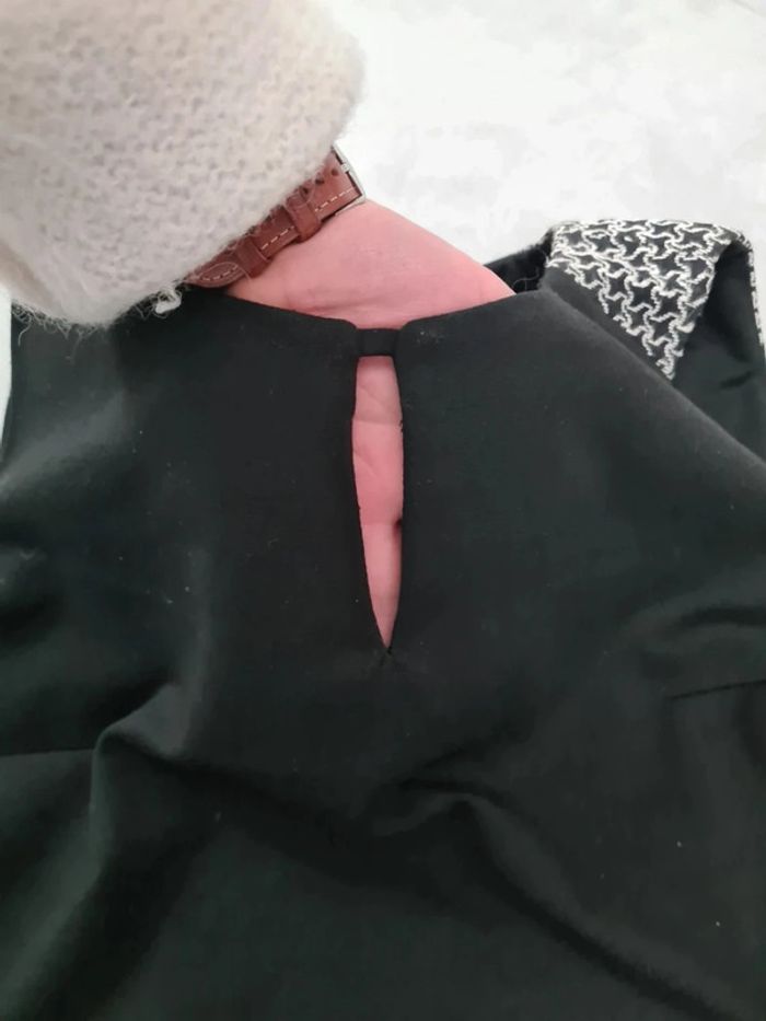 Robe fourreau noire phildar taille 42 - photo numéro 16