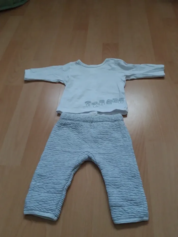 Ensemble 3 pièces : pantalon, tee-shirt, veste - photo numéro 10