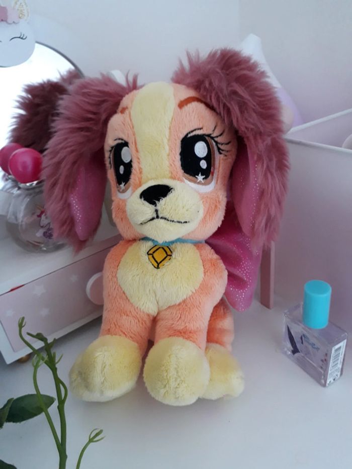 Péluche Lady Disney La Belle et Le Clochard Comme Neuve🌿💝 - photo numéro 2