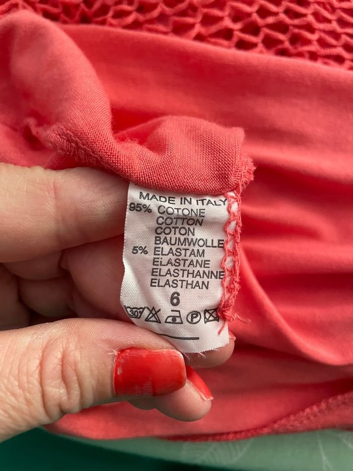 Tee-shirt corail - photo numéro 7