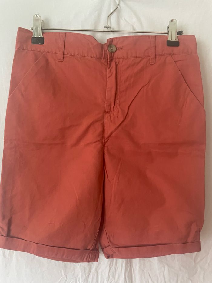 Short rouge brique 12 ans