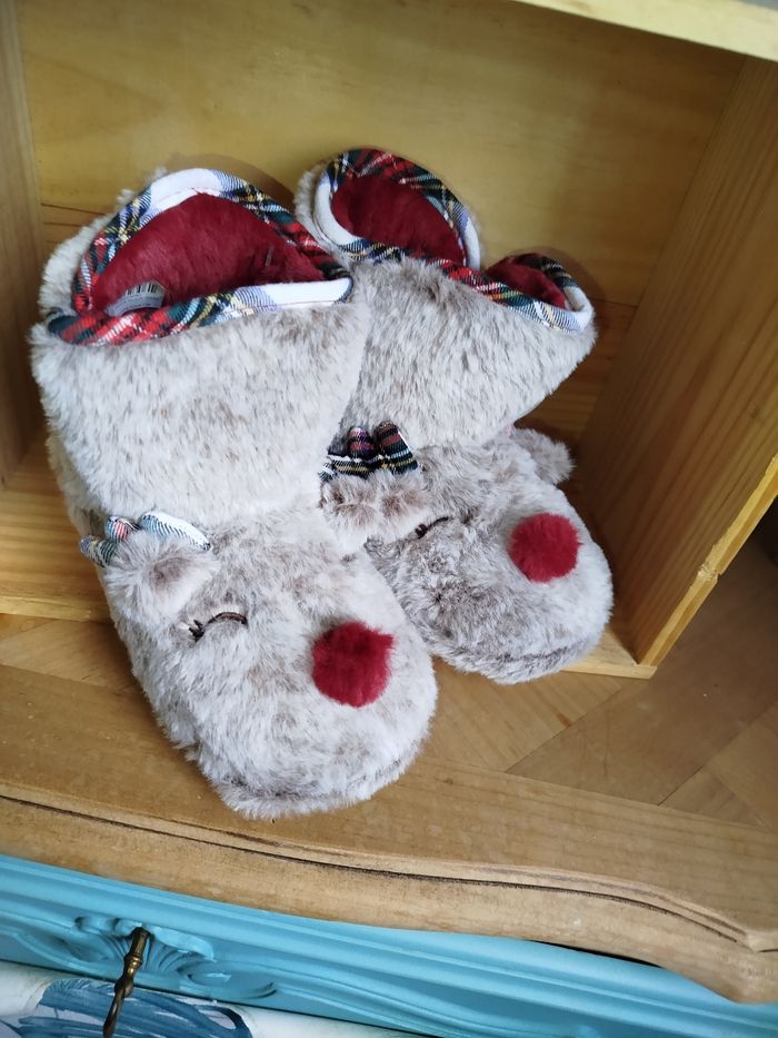 Pantoufle fille cerf 🦌 p.29 - photo numéro 3