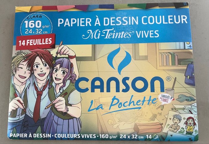 Papiers canson couleur millimetré calque - photo numéro 6
