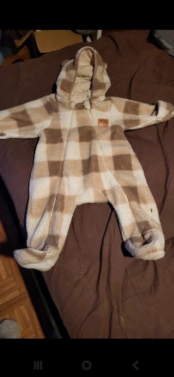 Combinaison hiver surcre d'orge 3-6 mois