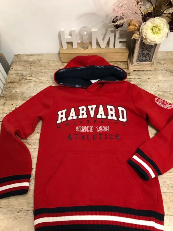 Sweat capuche Harvard university - photo numéro 3