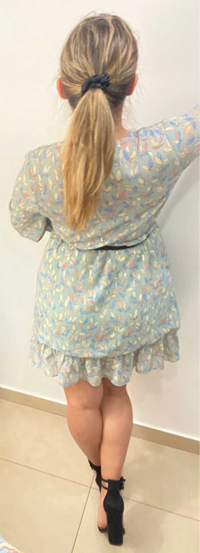 Robe courte imprimée taille S-M - photo numéro 7
