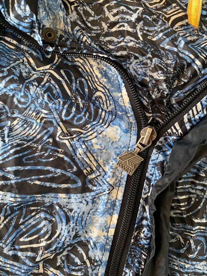 Kway vintage taille L banane mixte imperméable k-way - photo numéro 5
