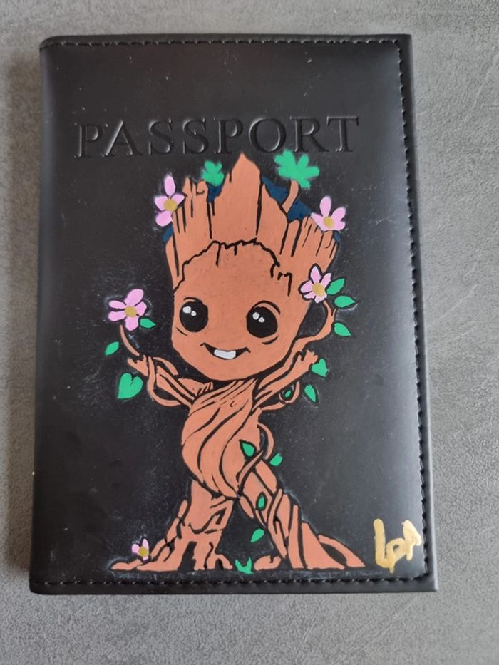 Étui a passeport Groot