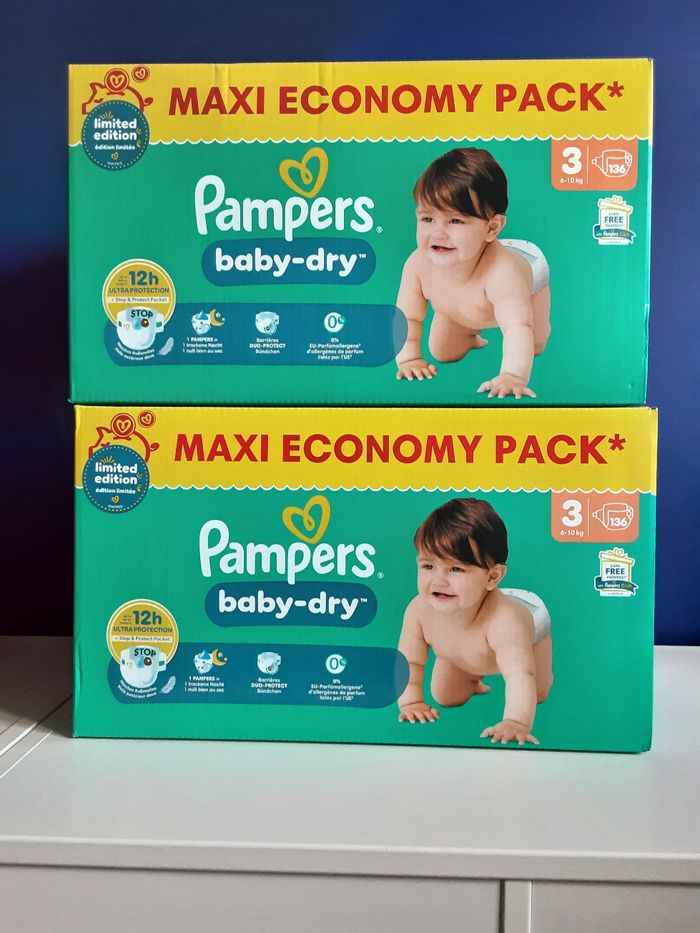 Pampers baby dry taille 3 ( 6-10kg) - photo numéro 3