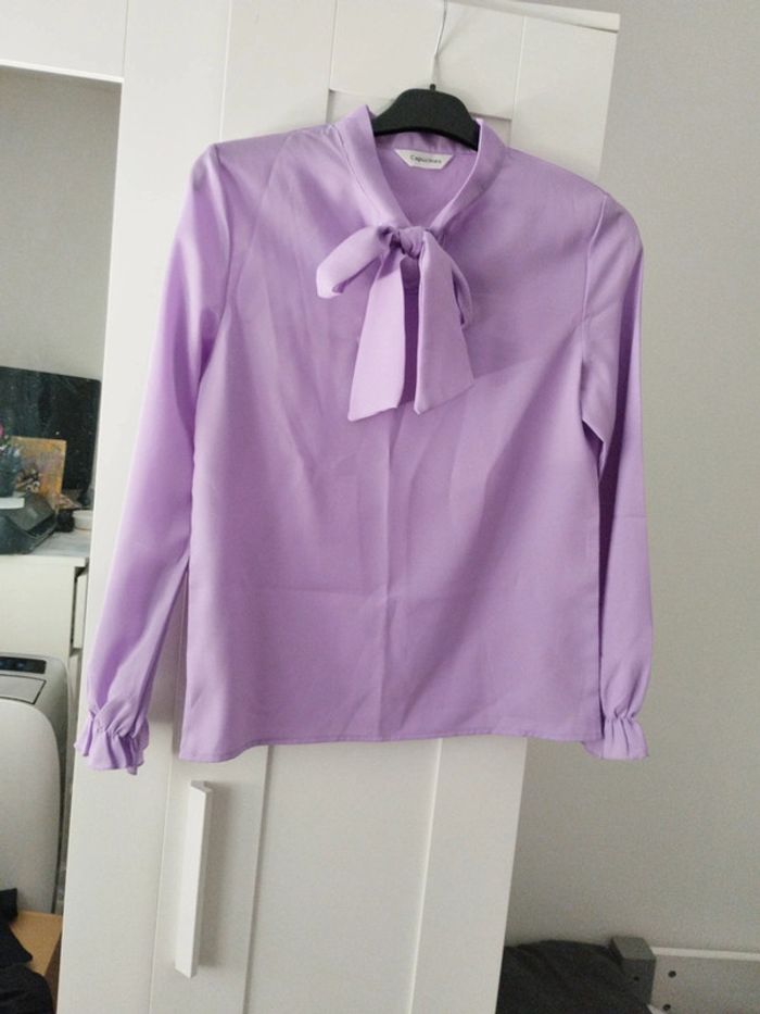 Haut élégant mauve taille 38 - photo numéro 2