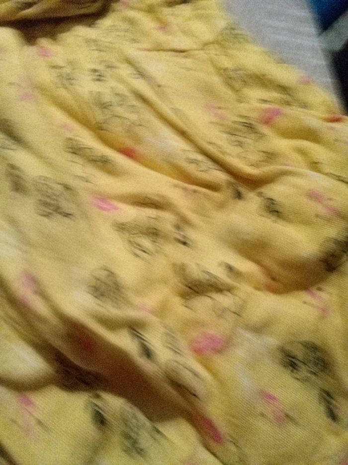 Robe jaune animaux forêt - photo numéro 5