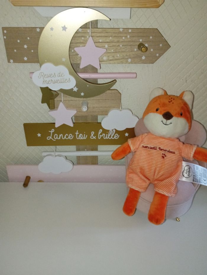 Peluche renard mon petit renardeau mots d'enfants - photo numéro 2
