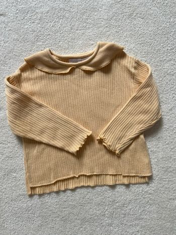 Pull fin jaune zara 18/24 mois